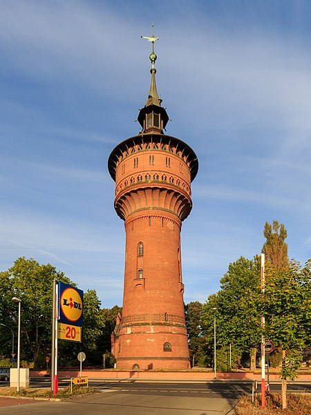 A watertower.